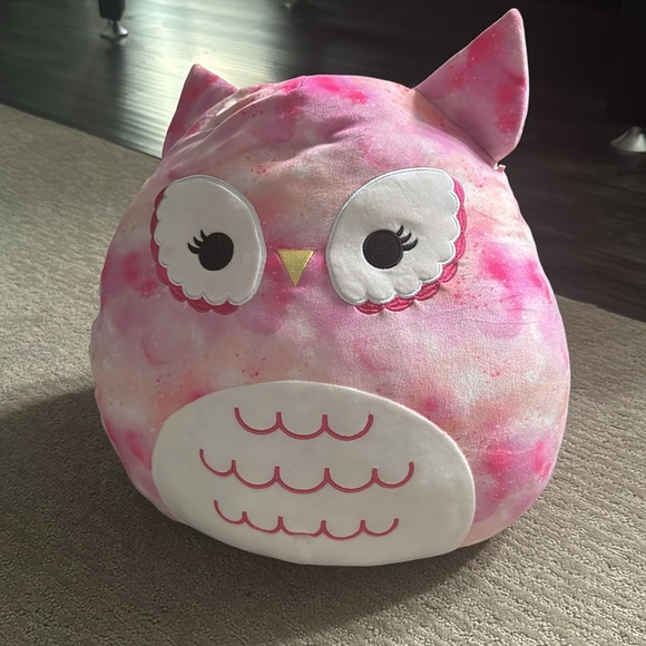 New pink owl squish, mellow - Picture 4 of 4